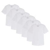 Organic V-Neck T-Shirt 6 Pack (Slim Fit) / White