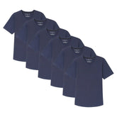 Organic V-Neck T-Shirt 6 Pack (Slim Fit) / Navy