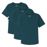 Organic V-Neck T-Shirt 3 Pack (Slim Fit) / Teal