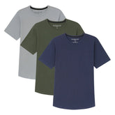 Organic Crew Neck T-Shirt 3 Pack (Slim Fit)/ Dusk to Downtown