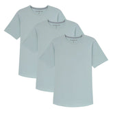 Organic Crew Neck T-Shirt 3 Pack (Slim Fit) / Mint