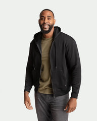 Full Zip Hoodie / Black