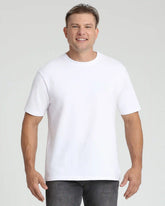 Organic Crew Neck T-Shirt (Relaxed Fit) / White