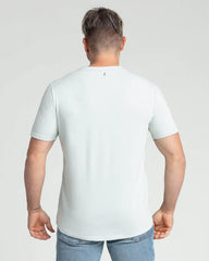Organic V-Neck T-Shirt (Slim Fit) / Mint