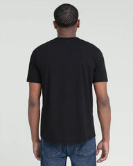 Organic Crew Neck T-Shirt (Slim Fit) / Black