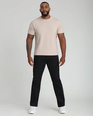 Organic Crew Neck T-Shirt (Relaxed Fit) / Tan