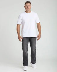 Organic Crew Neck T-Shirt (Relaxed Fit) / White