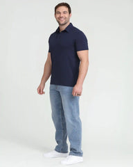 Organic Polo Shirt / Navy