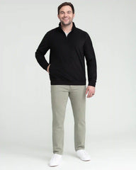 Quarter Zip Pullover / Black