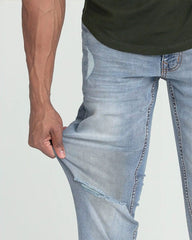 Slim Fit / Ice (Ripped - Light Tint)