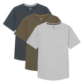 Organic Crew Neck T-Shirt 3 Pack (Slim Fit) / High Line Hues