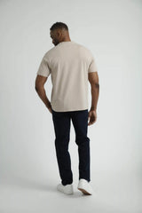 Organic Crew Neck T-Shirt 3 Pack (Relaxed Fit) / Tan