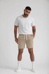 Everyday Comfort Shorts (Slim Fit) / Light Khaki & Navy