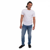 Slim Thick Fit / Glacier (Ripped - Med Blue)
