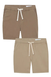 Everyday Comfort Shorts (Slim Fit) / Dark Khaki & Light Khaki
