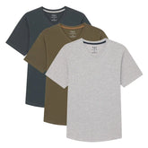 Organic V-Neck T-Shirt 3 Pack (Slim Fit) / High Line Hues