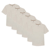 Organic V-Neck T-Shirt 6 Pack (Slim Fit) / Oatmeal Heather