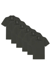 Organic Polo Shirt 6 Pack / Olive