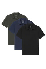 Organic Slim Fit Polo 3 Pack