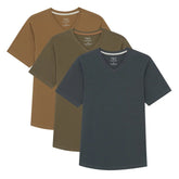 Organic V-Neck T-Shirt 3 Pack (Slim Fit) / Urban Expedition