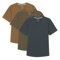 Organic V-Neck T-Shirt 3 Pack (Slim Fit) / Urban Expedition