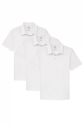 Organic Polo Shirt 3 Pack / White