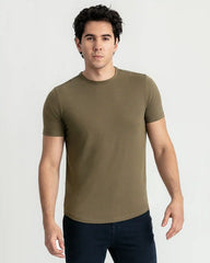 Organic Crew Neck T-Shirt 3 Pack (Slim Fit) / High Line Hues