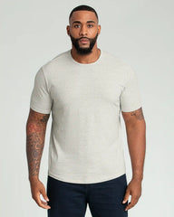 Organic Crew Neck T-Shirt 3 Pack (Slim Fit) / Smokey