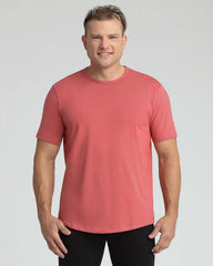 Organic Crew Neck T-Shirt 3 Pack (Slim Fit)/ Seaside Sundown