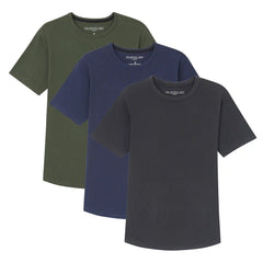 Organic Crew Neck T-Shirt 3 Pack (Slim Fit) / Tactical