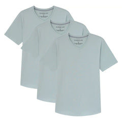 Organic V-Neck T-Shirt 3 Pack (Slim Fit) / Mint