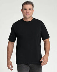 Organic Crew Neck T-Shirt (Relaxed Fit) / Black