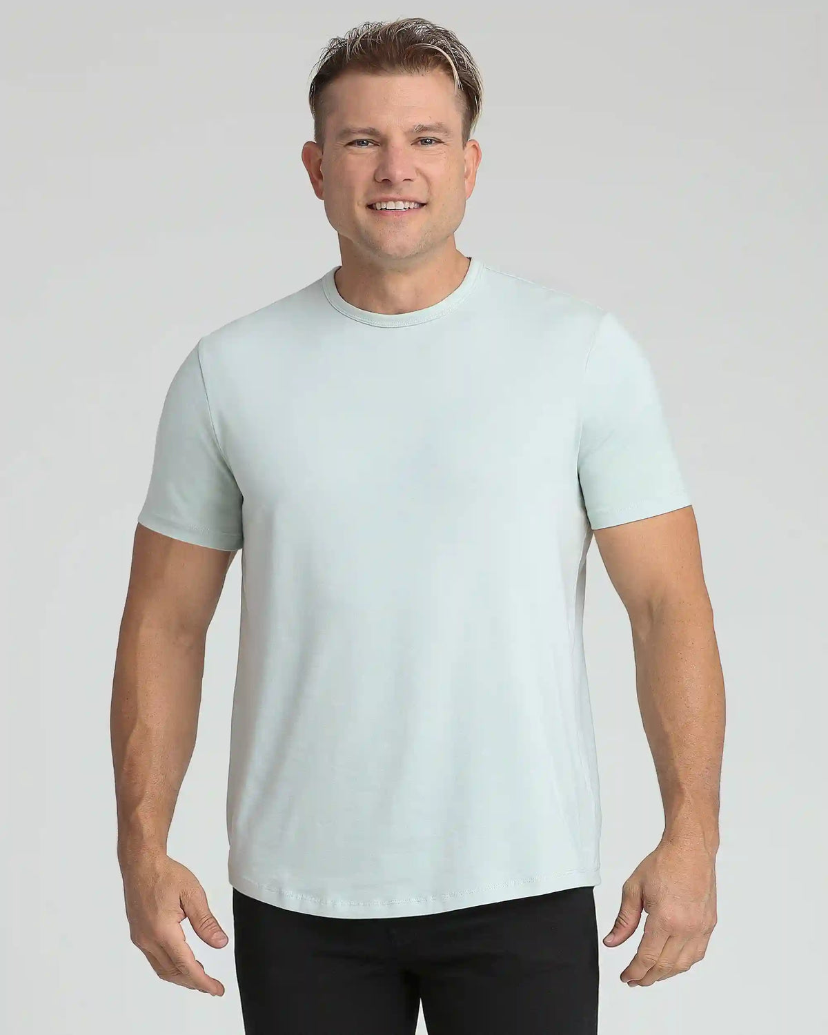 Organic Crew Neck T-Shirt (Slim Fit) / Mint