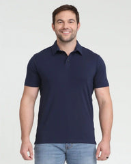 Organic Polo Shirt / Navy