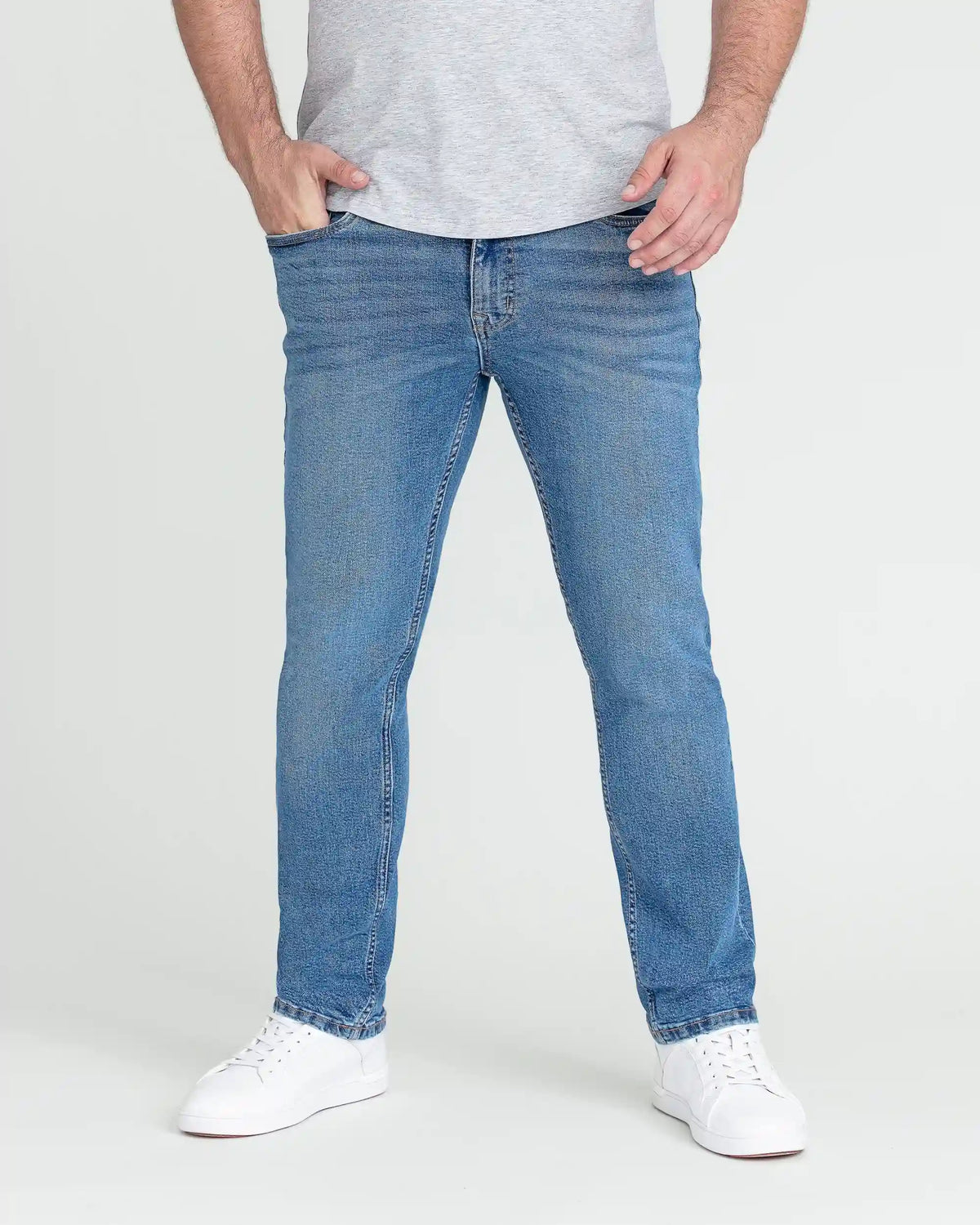 Slim Fit / Stream  (Medium Blue)