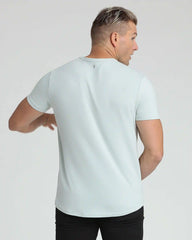 Organic Crew Neck T-Shirt (Slim Fit) / Mint