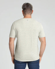 Organic V-Neck T-Shirt (Slim Fit) / Oatmeal Heather