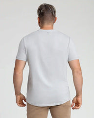 Organic V-Neck T-Shirt 6 Pack (Slim Fit) / Light Grey
