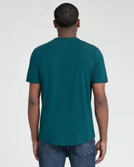 Organic Crew Neck T-Shirt (Slim Fit) / Teal