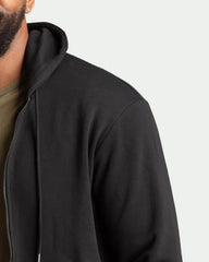 Full Zip Hoodie / Black