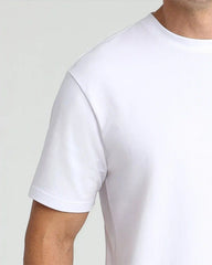 Organic Crew Neck T-Shirt (Relaxed Fit) / White