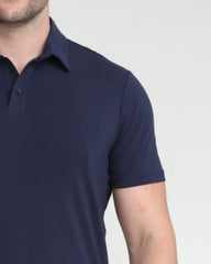 Organic Polo Shirt / Navy