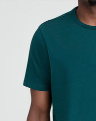 Organic Crew Neck T-Shirt (Slim Fit) / Teal
