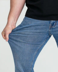 Slim Thick Fit / Stream  (Med Blue)