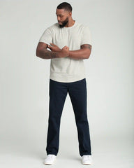 Organic Crew Neck T-Shirt 3 Pack (Slim Fit) / Oatmeal Heather