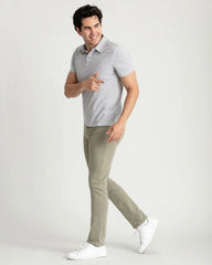 Organic Polo Shirt 3 Pack / Heather Grey