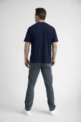 Organic Neck T-Shirt 6 Pack (Relaxed Fit) / Navy