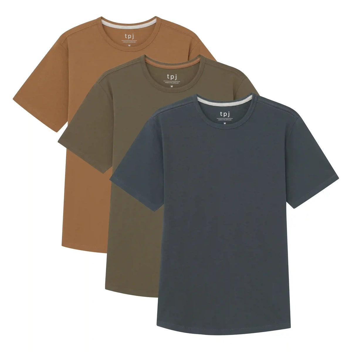 Organic Crew Neck T-Shirt 3 Pack (Slim Fit) / Urban Expedition