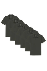 Organic Polo Shirt 6 Pack / Olive