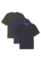 Organic Crew Neck T-Shirt 3 Pack (Relaxed Fit) / Tactical